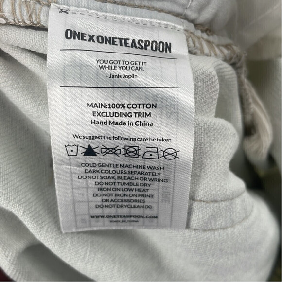 One X One teaspoon jeans awesome baggies distressed jeans sz 31 - Picture 6 of 11